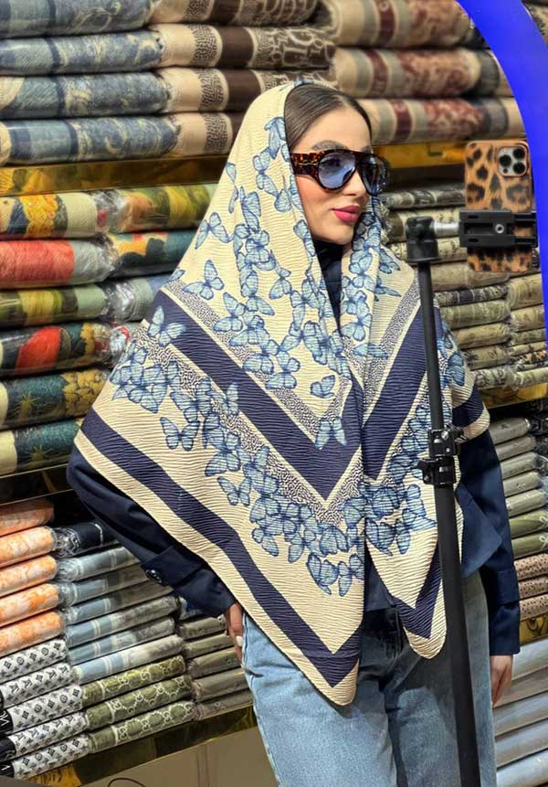 خرید روسری پلیسه بسته ۶ عددی | فروش عمده روسری پلیسه با قیمت مناسب
