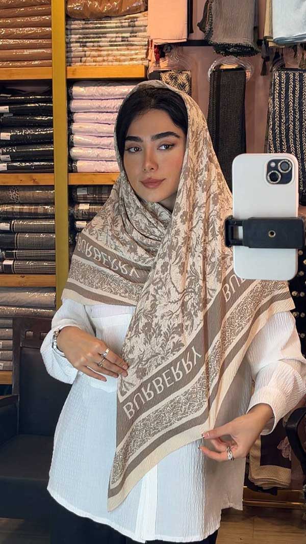 روسری پلیسه عمده
