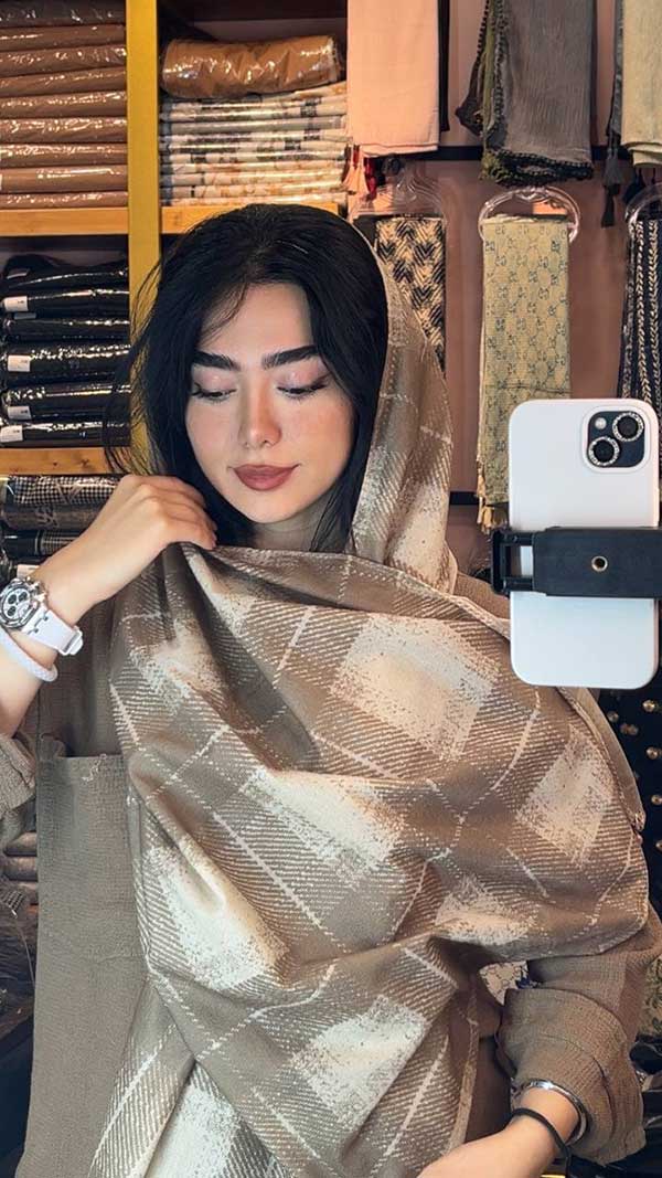 شال جیر پک کرم بسته6طرحی کد sc85 (عمده)
