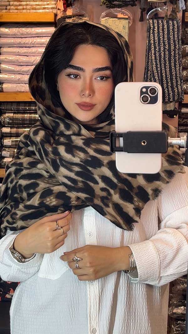 شال موهر پلنگی
