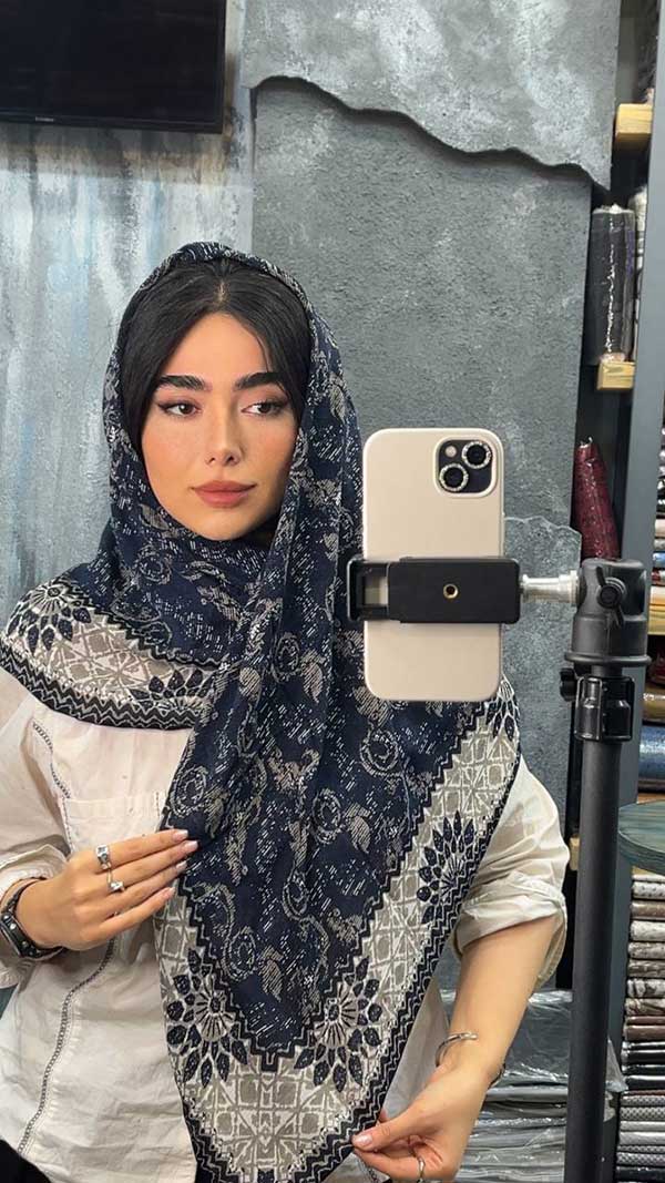 روسری چاپ خیس بسته6رنگی کد r141 (عمده)
