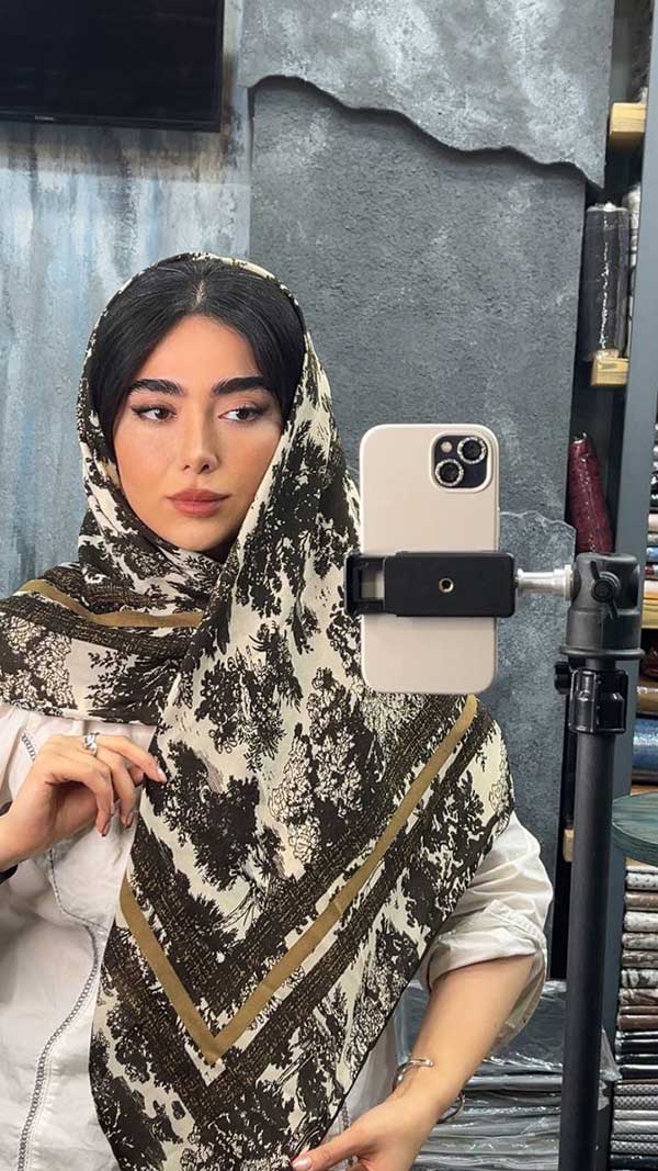 روسری چاپ خیس بسته6رنگی کد r142 (عمده)
