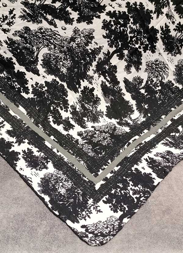 روسری چاپ خیس بسته6رنگی کد r142 (عمده)
