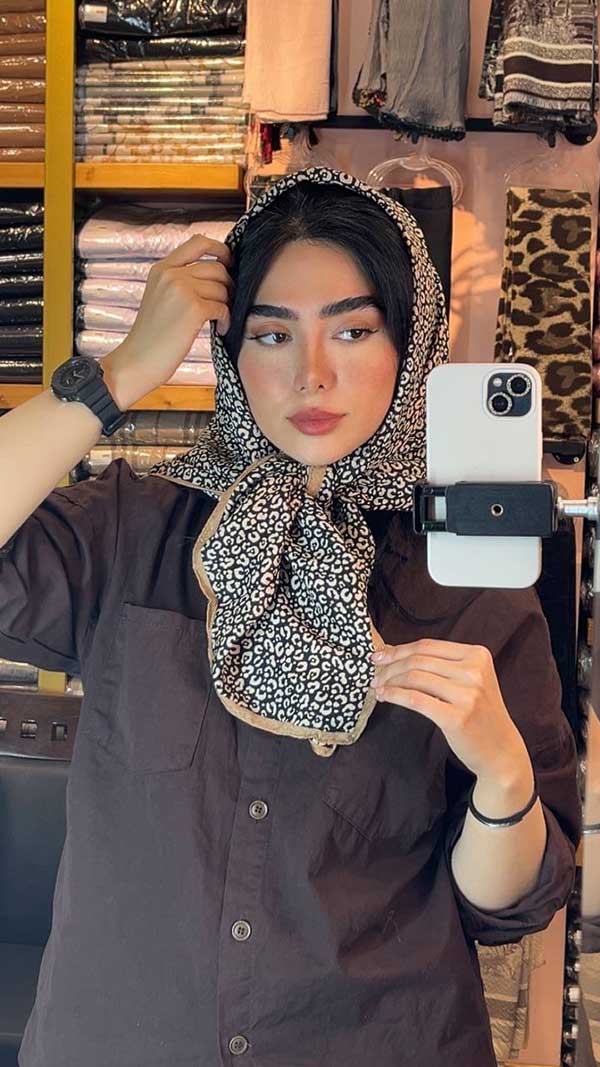 روسری چاپ خیس بسته6رنگی کد r143 (عمده)
