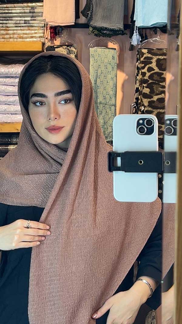 روسری درختی پلیسه بسته10رنگی کد rp7 (عمده)
