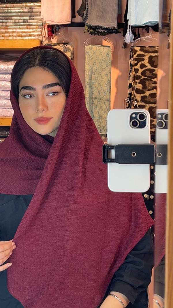 روسری درختی پلیسه بسته10رنگی کد rp7 (عمده)
