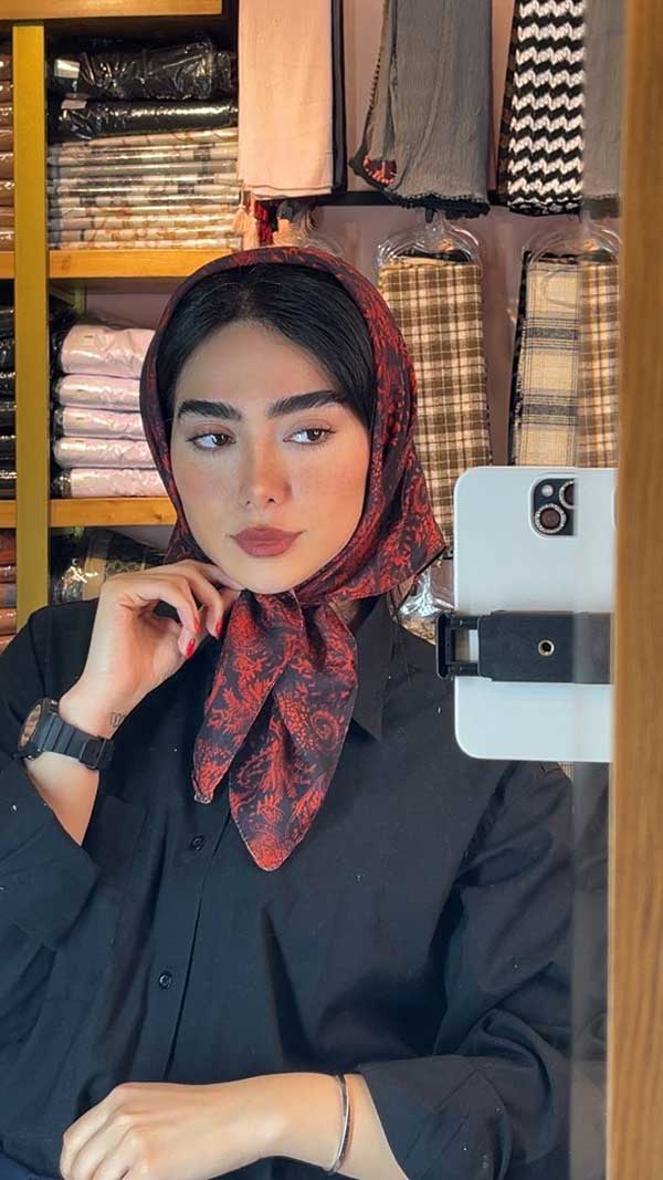 مینی اسکارف یلدایی بسته6طرحی کد mt84 (عمده)
