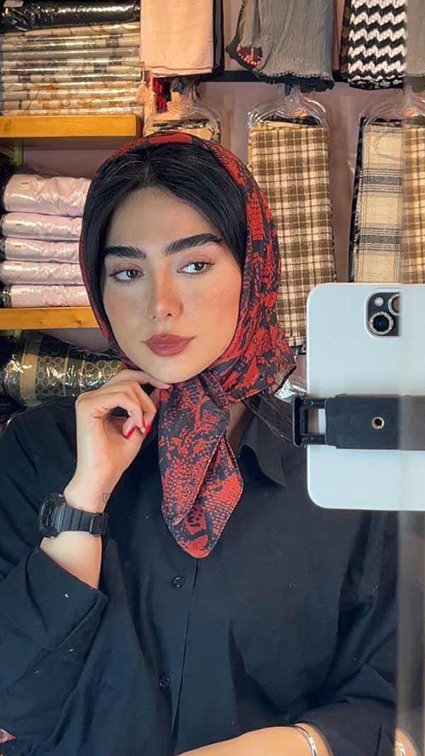 مینی اسکارف یلدایی بسته6طرحی کد mt84 (عمده)
