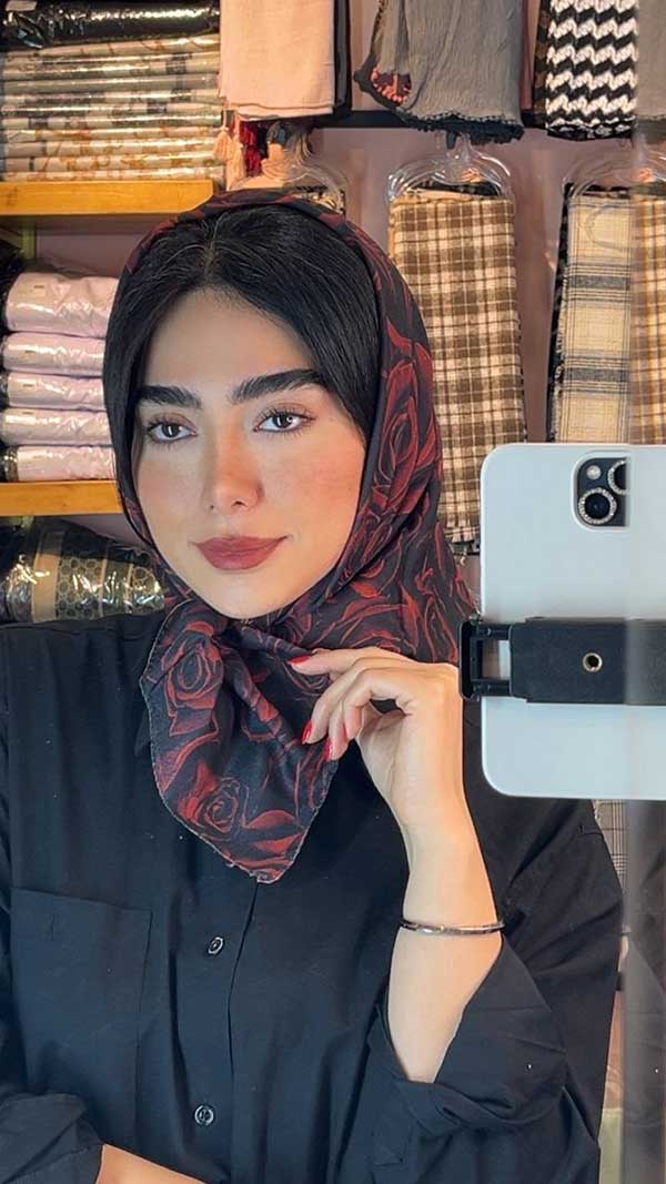 مینی اسکارف یلدایی بسته6طرحی کد mt84 (عمده)
