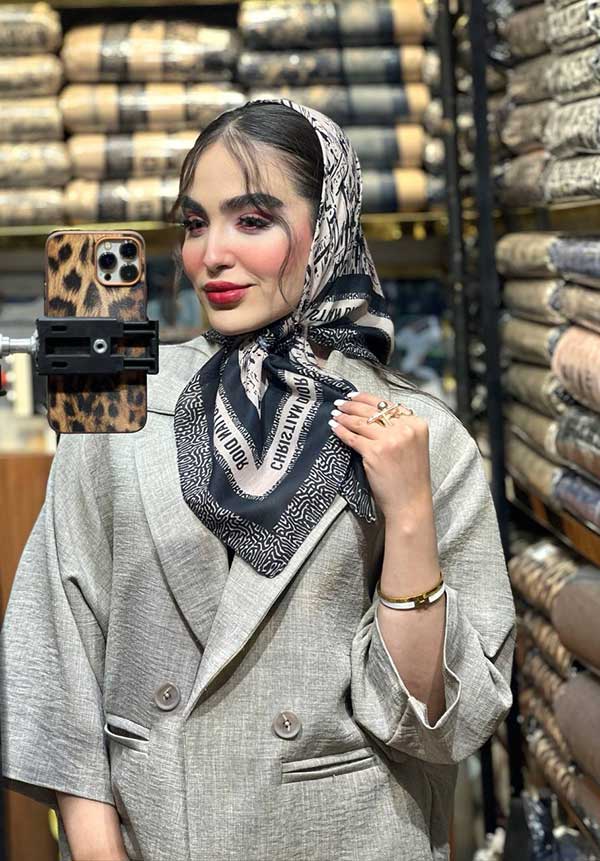 مینی اسکارف بسته4 رنگی کد mt86 (عمده)
