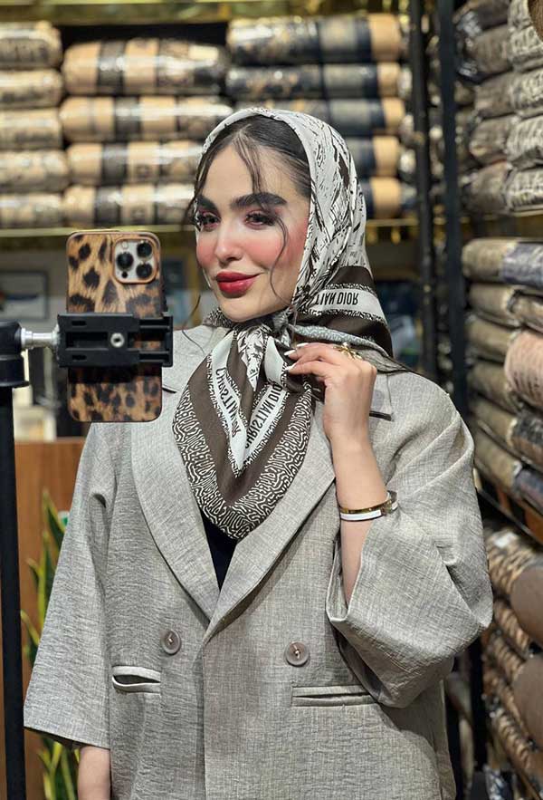 مینی اسکارف بسته4 رنگی کد mt86 (عمده)
