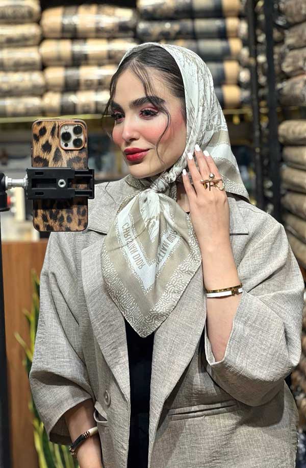 مینی اسکارف بسته4 رنگی کد mt86 (عمده)
