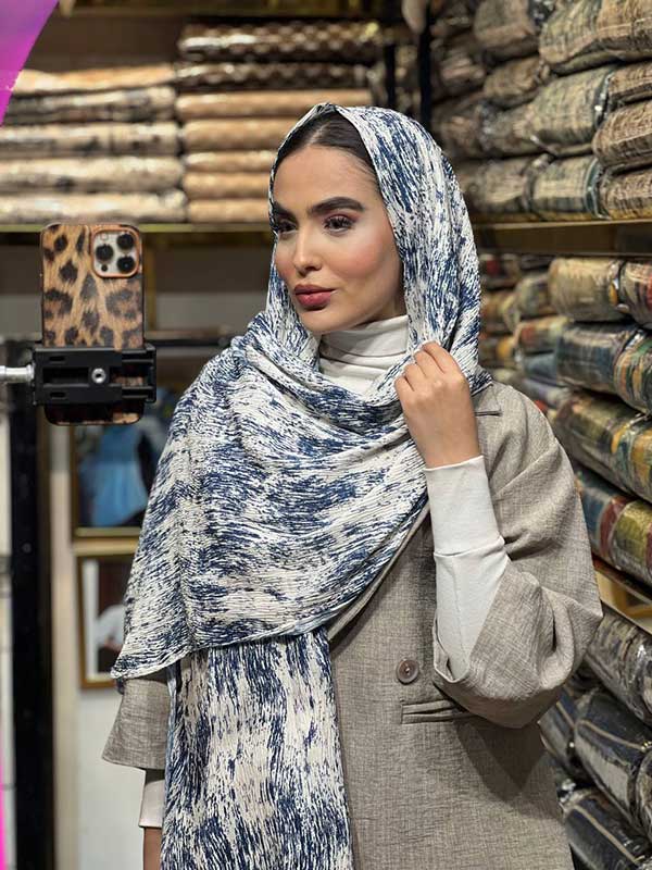 شال پلیسه برشکا پک سورمه ای بسته6طرحی کد sp54 (عمده)
