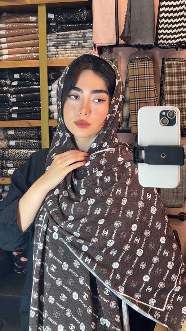 شال پلیسه برشکا پک قهوه ای بسته8طرحی کد sp56 (عمده)
