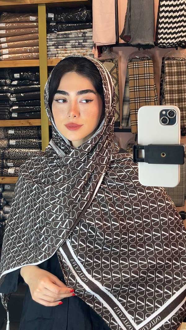 شال پلیسه برشکا پک قهوه ای بسته8طرحی کد sp56 (عمده)
