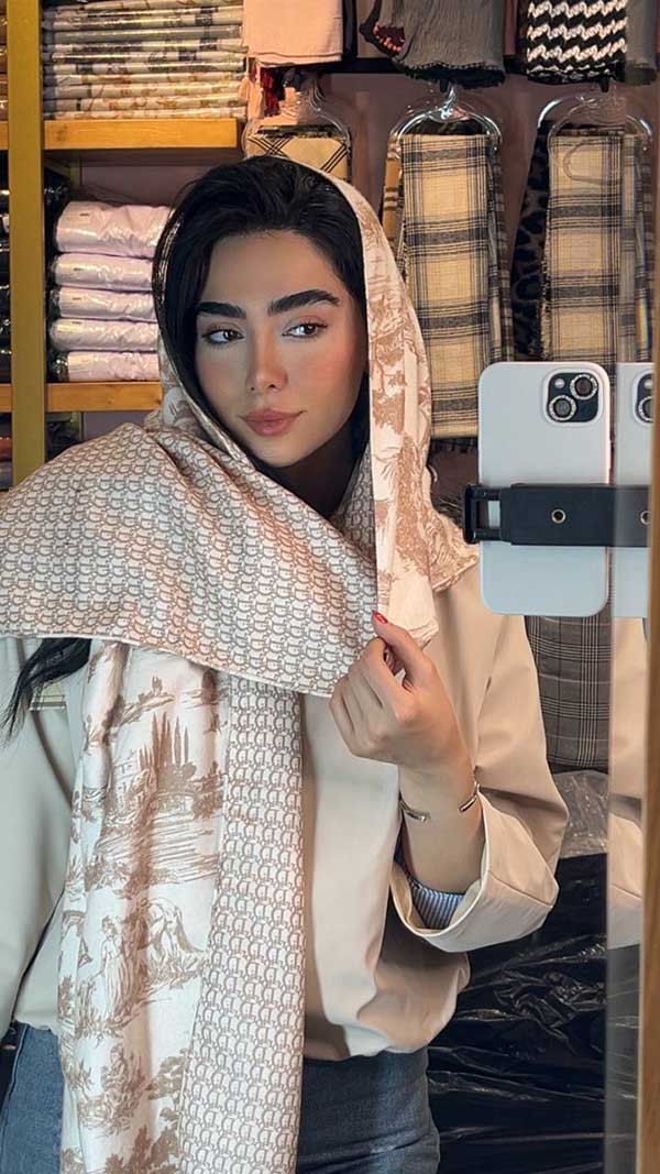 شال موهردورو دیورجنگل بسته4رنگی کد sc65 (عمده)
