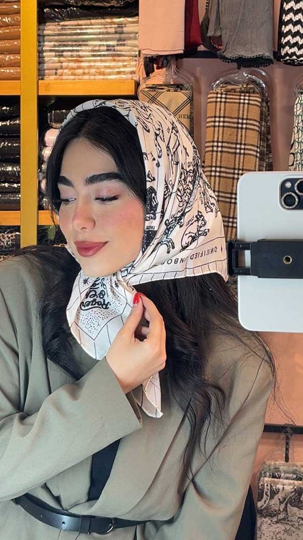 مینی اسکارف بسته4رنگی کد mt93 (عمده)
