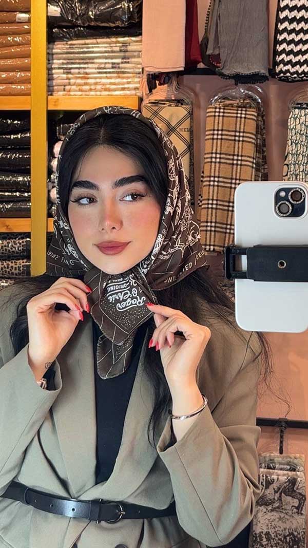 مینی اسکارف بسته4رنگی کد mt93 (عمده)
