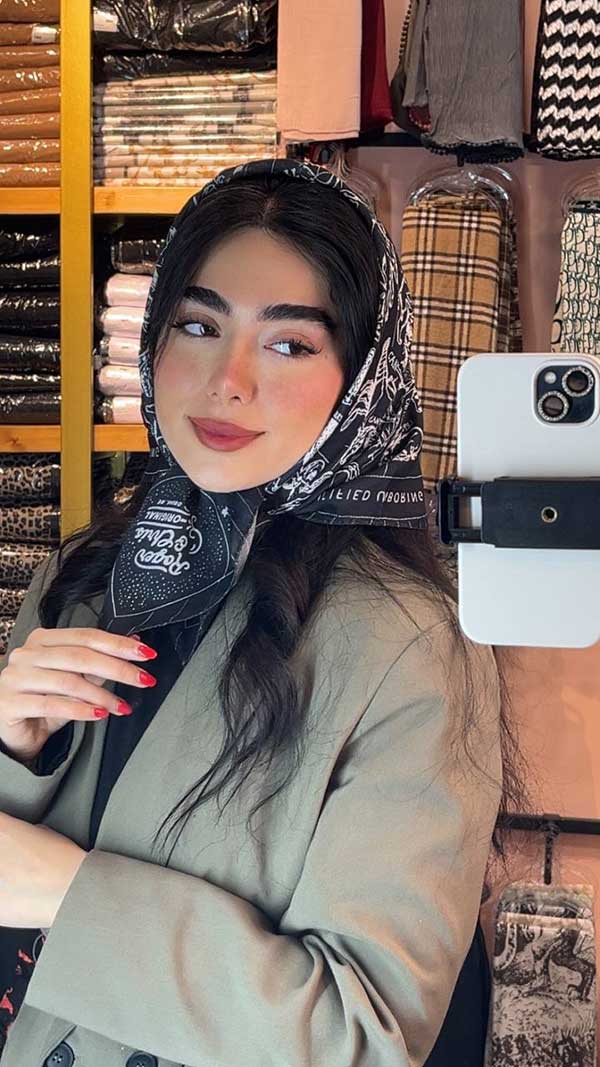 مینی اسکارف بسته4رنگی کد mt93 (عمده)
