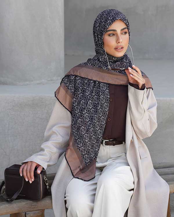 روسری گارزا دستدوز بسته6رنگی کد mt97 (عمده)
