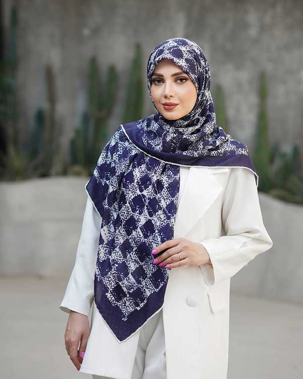 روسری گارزا دستدوز بسته5رنگی کد r166 (عمده)
