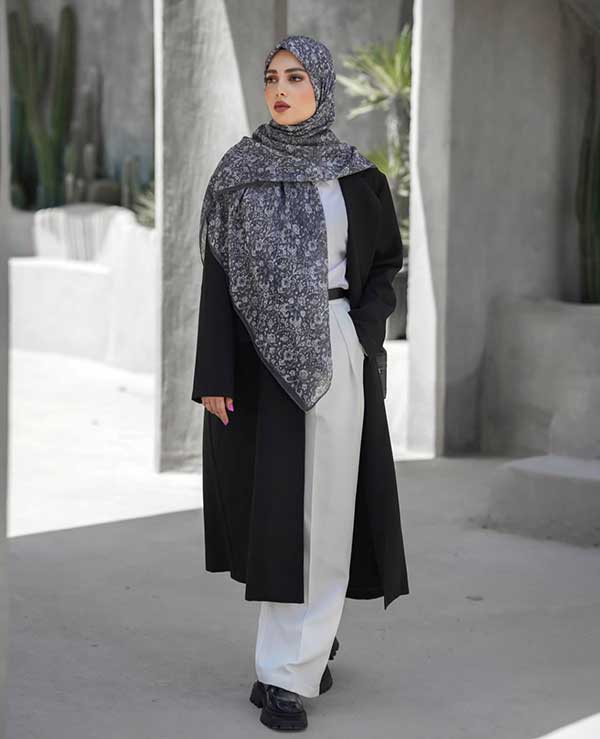 روسری گارزا دستدوز بسته5رنگی کد r167 (عمده)
