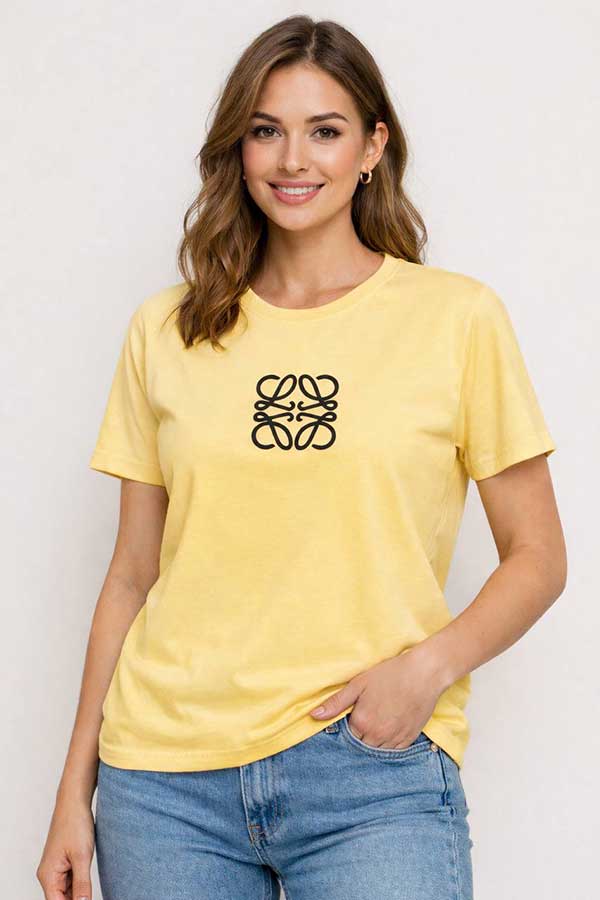 تیشرت گلدوزی loewe بسته6رنگی کد t2 (عمده)
