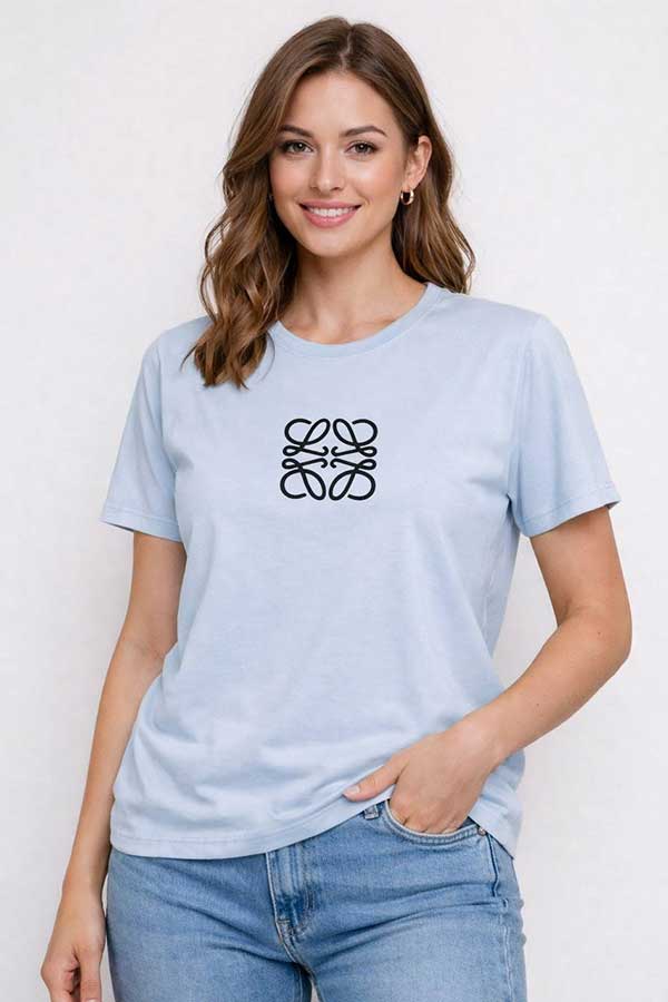 تیشرت گلدوزی loewe بسته6رنگی کد t2 (عمده)
