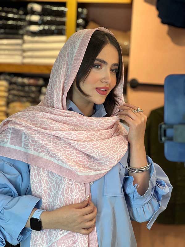 شال پلیسه پک صورتی بسته6طرحی کد sp78 (عمده)
