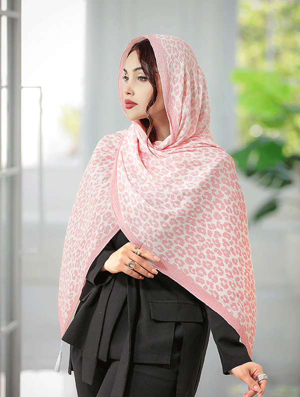 شال پلیسه پک صورتی بسته6طرحی کد sp78 (عمده)
