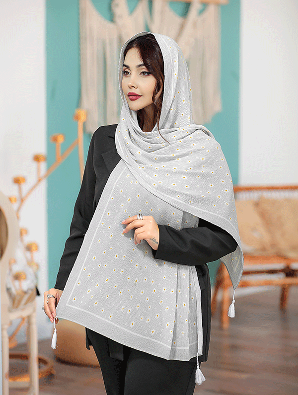 شال پلیسه پک ابی بسته6طرحی کد sp79 (عمده)
