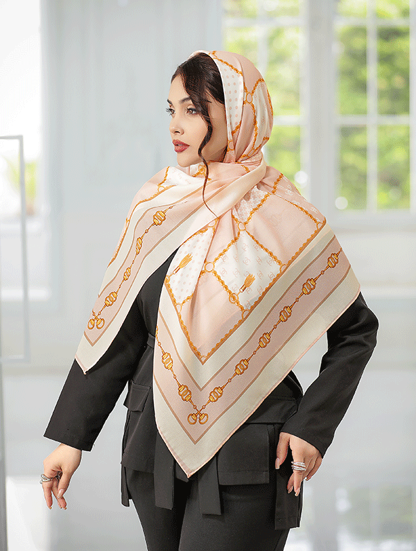 روسری حریر دستدوز بسته6رنگی کد r176 (عمده)
