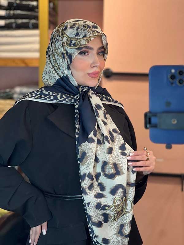 روسری حریر دستدوز بسته6رنگی کد r188 (عمده)
