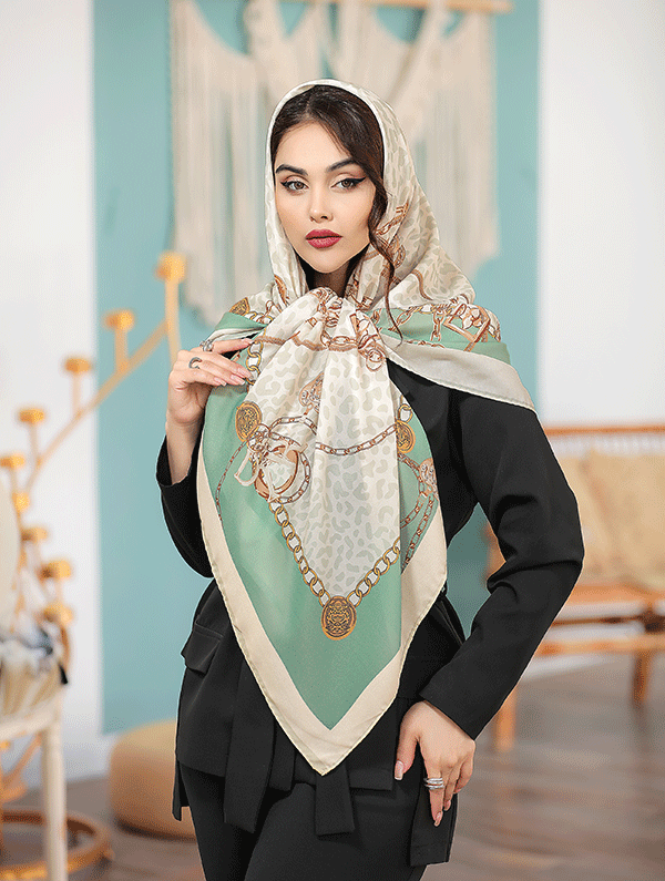 روسری حریر دستدوز بسته6رنگی کد r189 (عمده)
