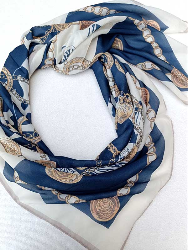 روسری حریر دستدوز بسته6رنگی کد r194 (عمده)
