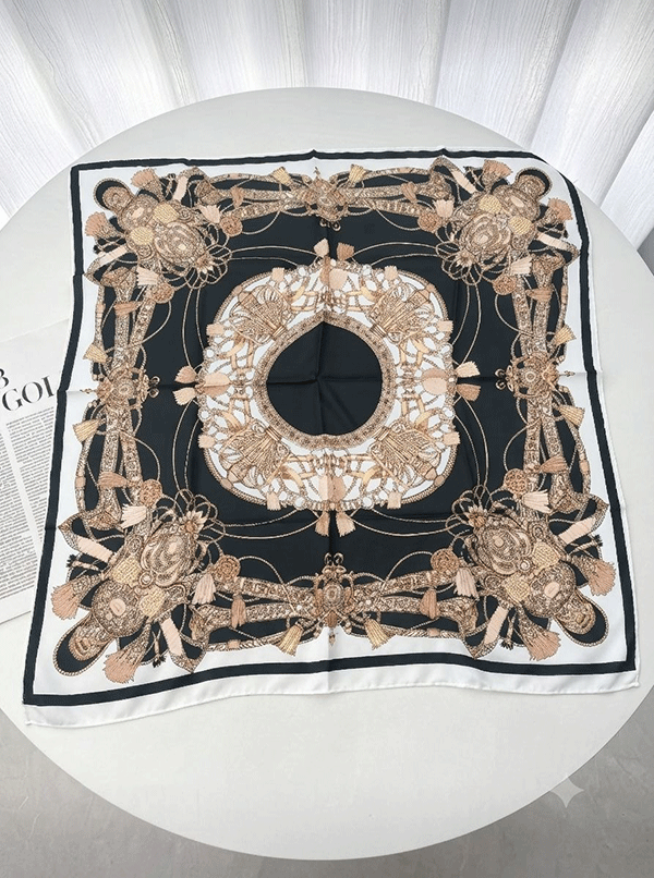 روسری حریر دستدوز بسته3رنگی کد r207 (عمده)
