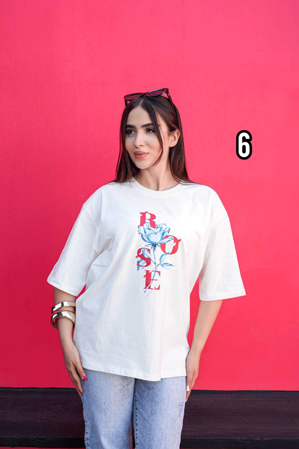 تیشرت طرحدار سری انتخابی کد t26 (عمده)
